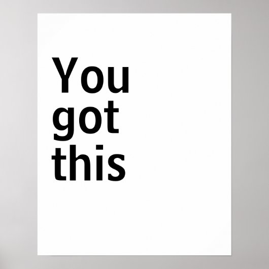 Minimalistisch poster (Voorkant)