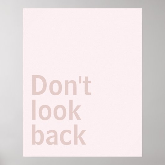 Minimalistisch poster (Voorkant)