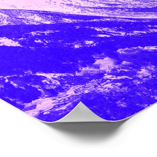 Minimalistisch Poster in de bergen (Hoek)