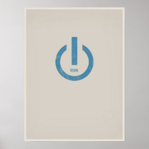Minimalistisch poster inschakelen