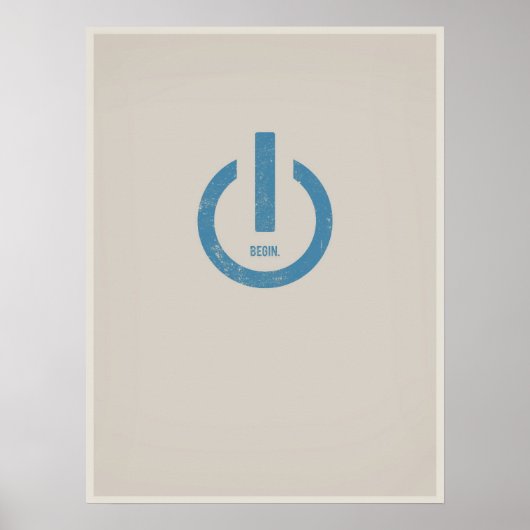 Minimalistisch poster inschakelen (Voorkant)