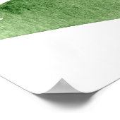 Minimalistisch Poster met Abstracte Waterverf heuv (Hoek)