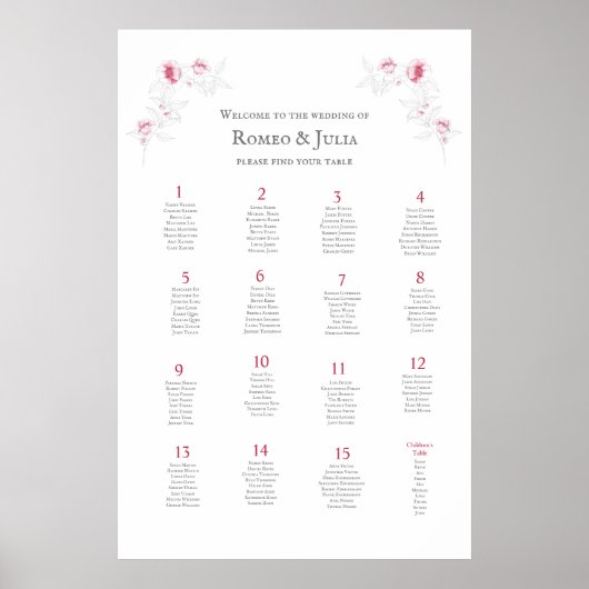 Minimalistisch Poster voor weddenschappen (Voorkant)