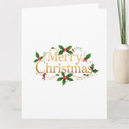 Minimalistisch Prettig Kerstfeest Kaart