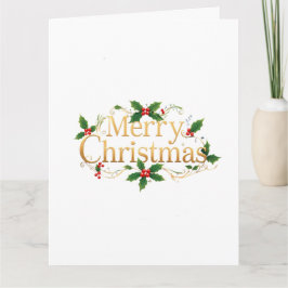 Minimalistisch Prettig Kerstfeest Kaart
