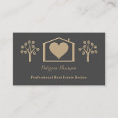 Minimalistisch Pro Real Estate Broker Visitekaartj Visitekaartje (Voorkant)