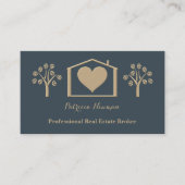 Minimalistisch Pro Real Estate Broker Visitekaartj Visitekaartje (Voorkant)