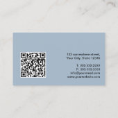 Minimalistisch procureur van de advocaat in Dusty  Visitekaartje (Achterkant)