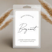 Minimalistisch Product Verpakking Kaars Jar Label Voedselcontainer Etiket