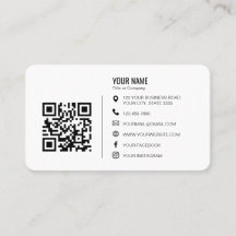 Minimalistisch professioneel bedrijfslogo QR-code
