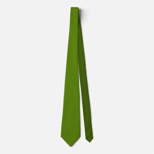 Minimalistisch Professioneel Effen Avocado Groen K Stropdas (Voorkant)