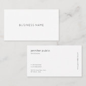 Minimalistisch Professioneel Elegant Eenvoudig Bed Visitekaartje (Voorkant / Achterkant)