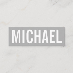 Minimalistisch professioneel gewaagd modern visite mini visitekaartje