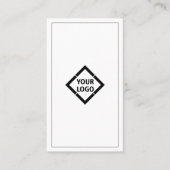 Minimalistisch professioneel legant Visitekaartje (Voorkant)