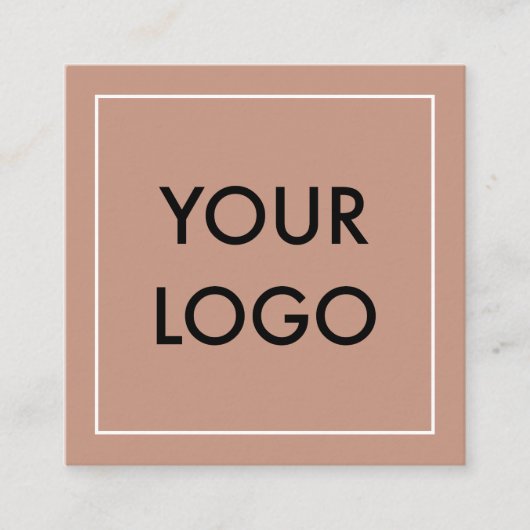 Minimalistisch professioneel Logo Visitekaartje (Voorkant)