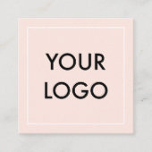 Minimalistisch professioneel Logo Visitekaartje (Voorkant)