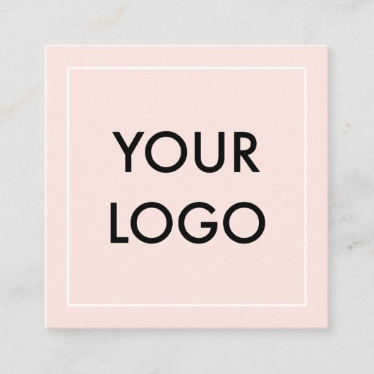 Minimalistisch professioneel Logo Visitekaartje (Voorkant)