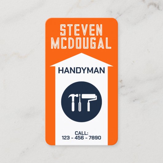 Minimalistisch professioneel logo visitekaartje (Voorkant)