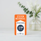 Minimalistisch professioneel logo visitekaartje (Staand voorkant)