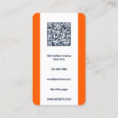 Minimalistisch professioneel logo visitekaartje (Achterkant)