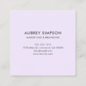 Minimalistisch professioneel Logo Visitekaartje (Achterkant)