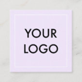 Minimalistisch professioneel Logo Visitekaartje (Voorkant)