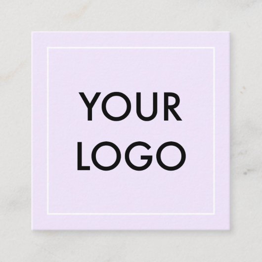 Minimalistisch professioneel Logo Visitekaartje (Voorkant)