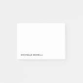 Minimalistisch professioneel model post-it® notes (Voorkant)