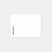 Minimalistisch professioneel model post-it® notes (Voorkant)