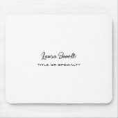 Minimalistisch professioneel modern muismat (Voorkant)