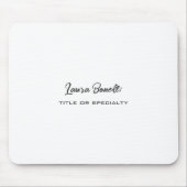 Minimalistisch professioneel modern muismat (Voorkant)