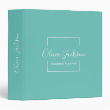 Minimalistisch professioneel modern Turquoise Scri