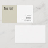 Minimalistisch professioneel modern visitekaartje (Voorkant / Achterkant)