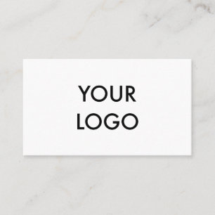 Minimalistisch professioneel modern zwart-wit visitekaartje