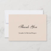 Minimalistisch professioneel platform bedankkaart (Voorkant)