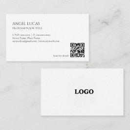 Minimalistisch professioneel platform visitekaartje