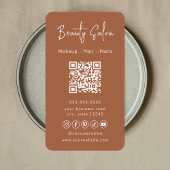 Minimalistisch Professioneel Schoonheidssalon Visi Visitekaartje