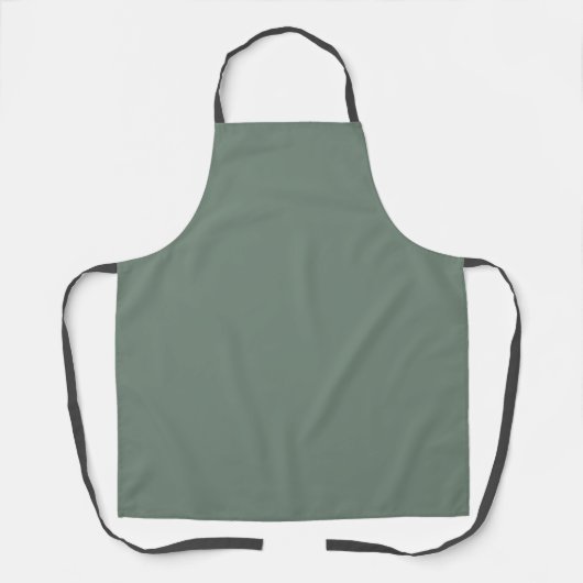 Minimalistisch Professioneel Stevig Xanadu Groen Schort (Voorkant)
