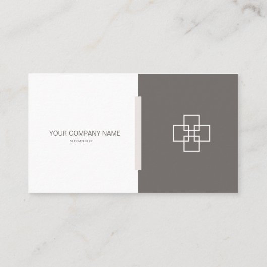 Minimalistisch professioneel Visitekaartje (Achterkant)
