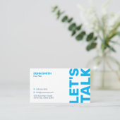 Minimalistisch professioneel visitekaartje (Staand voorkant)