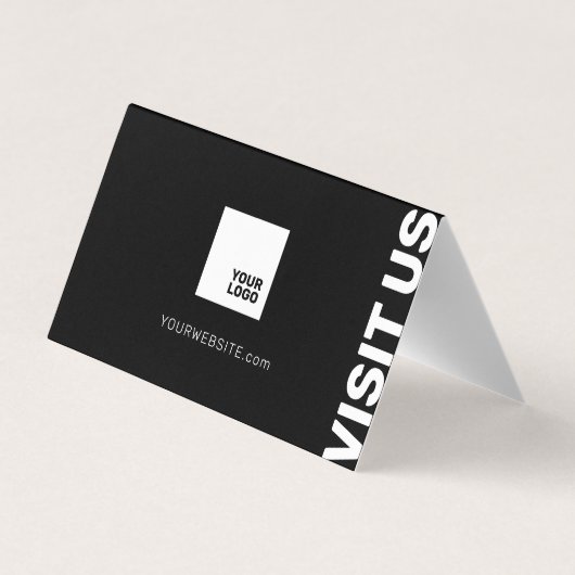 Minimalistisch professioneel visitekaartje (Achterkant)