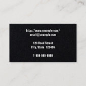 Minimalistisch, professioneel Visitekaartje (Achterkant)