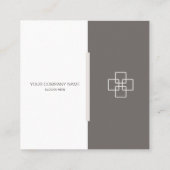 Minimalistisch professioneel Visitekaartje (Achterkant)