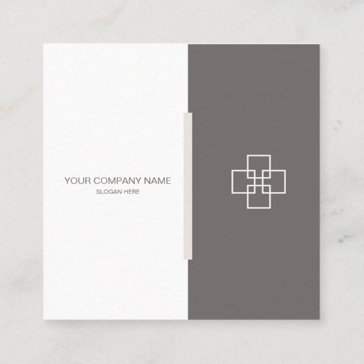 Minimalistisch professioneel Visitekaartje (Achterkant)