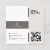 Minimalistisch professioneel Visitekaartje (Voorkant)