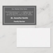 Minimalistisch, professioneel Visitekaartje voor d (Voorkant / Achterkant)