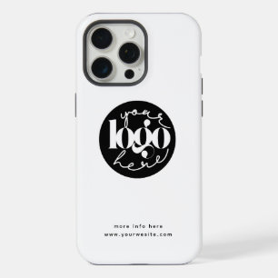 Minimalistisch professioneel zakelijk aangepast lo iPhone 15 pro max case