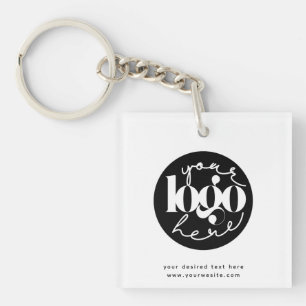 Minimalistisch professioneel zakelijk aangepast lo sleutelhanger