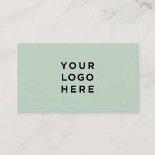 Minimalistisch professionele Logo, groen Visitekaartje