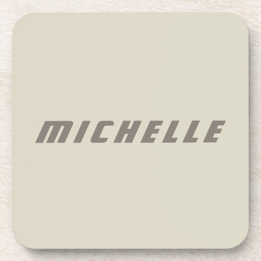 Minimalistisch professionele moderne natuurkunde bier onderzetter (Voorkant)